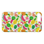 Rood & Geel Tropisch Fruitpatroon Case-Mate iPhone Case (Achterkant (Horizontaal))