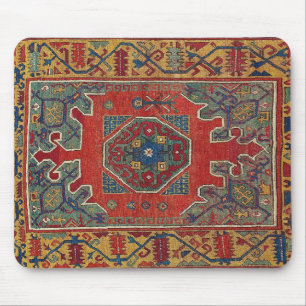 Rood-geel Turks design - Mousepad - HAMbyWG Muismat
