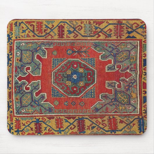 Rood-geel Turks design - Mousepad - HAMbyWG Muismat (Voorkant)