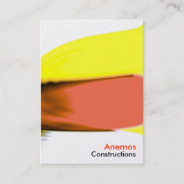 rood geel visitekaartje