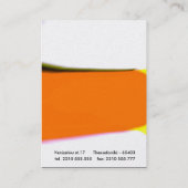 rood geel visitekaartje (Achterkant)