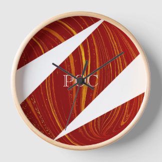Rood Geel Wit Abstract