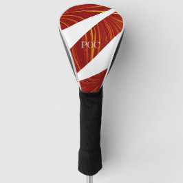 Rood Geel Wit Abstract Golfheadcover