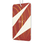 Rood Geel Wit Abstract Luchtverfrisser (Links)