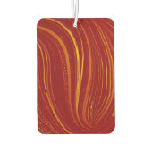 Rood Geel Wit Abstract Luchtverfrisser (Achterkant)