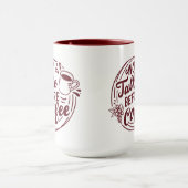 Rood Geen Talkie Voor Koffie Mok (Midden)