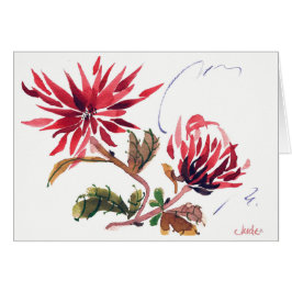 Rood geheugen (5 x 7 inch), witte enveloppen inbeg