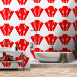 Rood gekleurd art deco ontwerp behang<br><div class="desc">Wallpaper rood gekleurd art deco ontwerp dat kan worden aangepast met elke tekst. Mocht u hulp nodig hebben bij het aanpassen,  neem dan contact met ons op via de link op deze pagina. Rood gekleurde art deco design wallpaper</div>