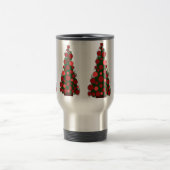 Rood gekleurde kerstreis/Mok voor komkommer Reisbeker (Center)