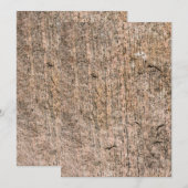 Rood gelaagd sediment kaart (Voorkant / Achterkant)