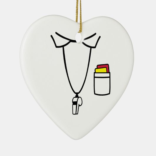 Rood gele kaart flesje keramisch ornament (Rechts)