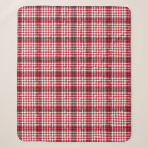 Rood gele tartan naadloos patroon sherpa deken