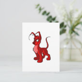 Rood Gelert Briefkaart (Staand voorkant)