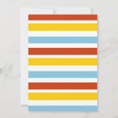 Rood geluid De alarmbrandweerauto 1e verjaardag Kaart (Achterkant)