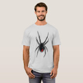 Rood-Gemarkeerd Spin Aanval Design T-shirt (Voorkant volledig)