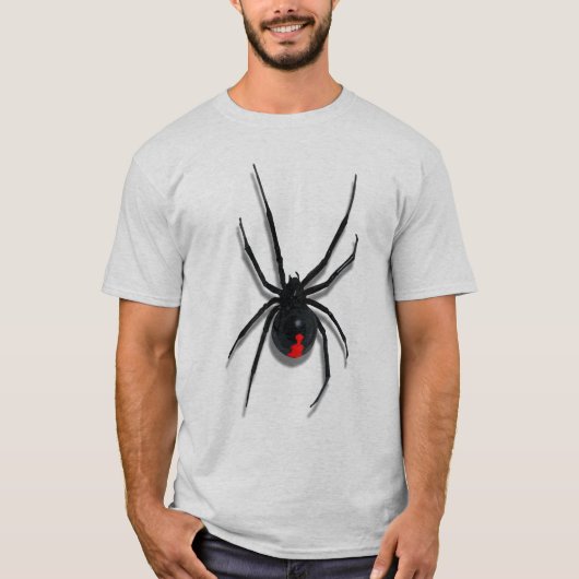 Rood-Gemarkeerd Spin Aanval Design T-shirt (Voorkant)