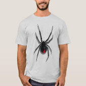 Rood gemarkeerd spinnenaanval ontwerp t-shirt (Voorkant)