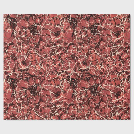 Rood  gemarmerd papier (Vlak)