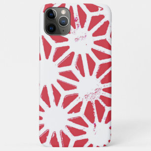 Rood geometrisch patroon Case-Mate iPhone case