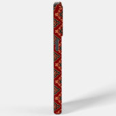 Rood geometrisch patroon / Indiase print Case-Mate iPhone Case (Achterkant / Rechts)