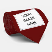 rood gepersonaliseerd stropdas (Opgerold)
