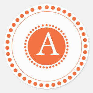 Rood - Gepersonaliseerde envelop afdichtingen Ronde Sticker