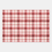 Rood geplakt vakantiepapier inpakpapier vel (Voorkant 2)