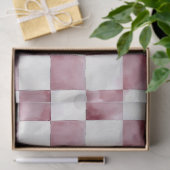 Rood geruit decoratief tissuepapier (Geschenk)
