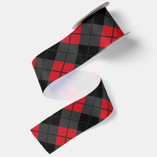 Rood geruit lint (Achterkant)