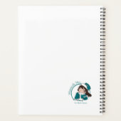 Rood geschilderde mythische vogel planner / agenda (Achterkant)