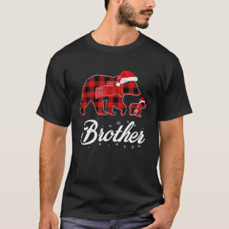 Rood gespleten Beer Eén kubieke dop die buffel P T-shirt