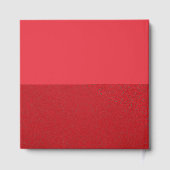 Rood Gesplitst Gastenboek met Aangepaste Textuur (Achterkant)