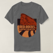 Rood gesteente amfitheater 1 t-shirt (Design voorkant)
