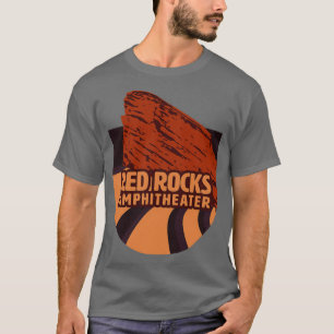 Rood gesteente amfitheater 1 t-shirt