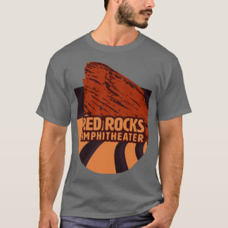 Rood gesteente amfitheater 1 t-shirt