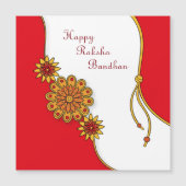 Rood gestileerde Happy Raksha Bandhan (Voorkant)