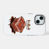 Rood gestoofde varkensvlees van BubblyCuddle iPhone 15 Case (Achterkant horizontaal)