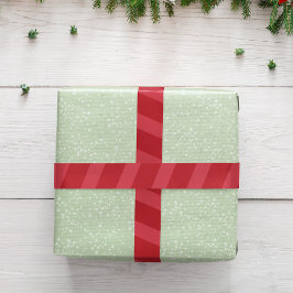 Rood Gestreept Patroon Kerst Eenvoudig Satijnen Lint