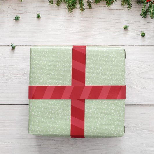 Rood Gestreept Patroon Kerst Eenvoudig Satijnen Lint