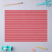 Rood gestreept tissuepapier (Craft)