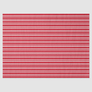 Rood gestreept tissuepapier