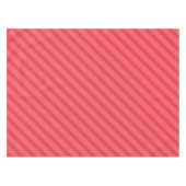 Rood Gestreepte Eenvoudige Kerst Decor Tafelkleed (Voorkant (Horizontaal))