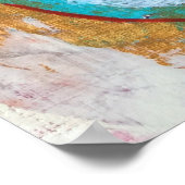 Rood Getij 20 x 24 Poster (Hoek)
