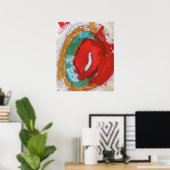 Rood Getij 20 x 24 Poster (Thuiskantoor)