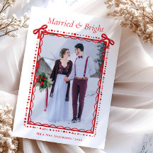 Rood Getrouwd & Helder Eerste Kerstmis Koppel
