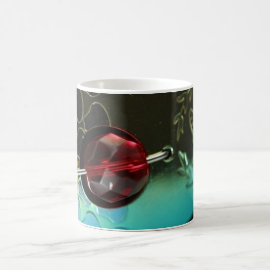 Rood Geviste kleine Mok (Center)