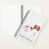 Rood gevlekte gladharige Dachshund Cartoonhond & T Planner (Display)