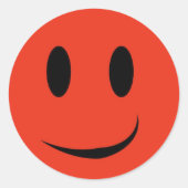 Rood gezicht sticker (Voorkant)