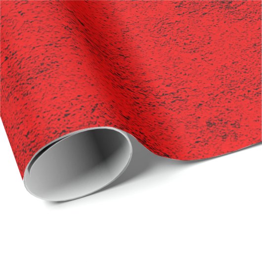 Rood Glamour Velvet Wrapping Papier (Rol Hoek)