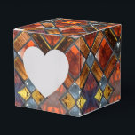 Rood Glas in lood Bedankdoosjes<br><div class="desc">Rood Glas in lood voor doos</div>